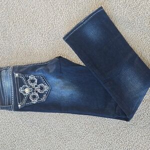 NWT Grace In LA Blue Bootcut Jeans Size 27